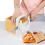 Foldable Adjustable Bread Slicer with Thickness Settings for Toast and Sandwich Cutting Guide White 2
