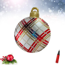 Decorazioni per albero di Natale infrangibili, pallina di vetro rossa, segnaposto, palline di Natale da appendere, PVC ecologico