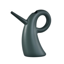 Multipurpose Decorative Planter Ergonomic Handle Dual Pot Watering Can Resin Material Drainage Holes Semi Open Top Design Versatile Decoration