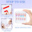 Press  Nail Box,30 Sets Display Case Artificial Nail Display Storage Box with 60 Pcs Adhesive Double Sided Tape 5