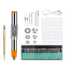 Engraving Tool Kit - Glass Rotary Pen, Metal, Wood, Stone,Suitable for Jewelry Making, Art, Home Décor