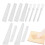 12 Pack Glue Spreader Plastic Smear Plate Scraper Sticks Applicator Tool for Leatherwork Applicator Glue Spreaders 2