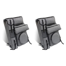 2X Art Portfolio Case,4K Canvas Artist Backpack Borsa Impermeabile per Il Trasporto di Arte Tote per Tavolo Da Disegno Strumenti per Schizzi