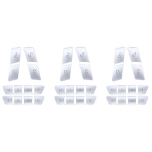 72Pcs Car Door  Memory Lock Buttons Covers Stickers for   CLA/GLA/GLK/GLE/CLS/GL/ML/A/B/E