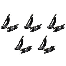 10 Pieces Acrylic Pen Holder Display Stand Pencil Display Holder Fountain Pen Ballpoint Pen Display Rack (Black)