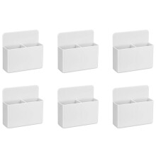 6X Magnetic Dry Erase  Holder, Pen and Eraser Holder for Whiteboard, Magnetic Pencil Cup Storage Organizer