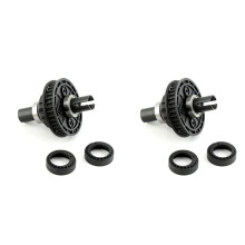 2X 38T Belt Gear Differential with Bearing for 3Racing Sakura S XI XIS CS D4 D5  1/10 RC Car Upgrade Parts