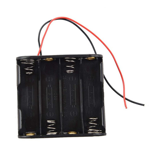 3X 8Pcs Aa Cells Battery (12V) Clip Holder Box Case Black