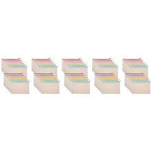 60Pcs Multipurpose Cosmetic Bag Makeup Pouches with Zipper Canvas Bag Pencil Pouch Travel Toiletry Bag for DIY Design