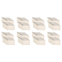 80 Pcs Blank DIY  Bag Canvas Pen Case Blank Makeup Bags - Canvas Pencil Bag Cotton Canvas Cosmetic Bag Travel Bag