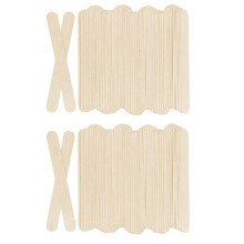 200Pcs Wooden Sticks Stick 6inch Long X 3/4inch Wide Treat Sticks Ice Sticks for DIY Crafts