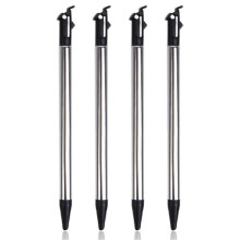 4X Pen Tapping Screen Metal Telescopic Pen Stylus Pen for New 3DS LL / XL