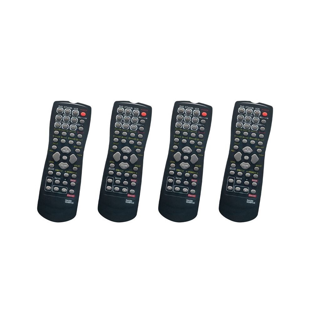 4X Rav254 Replace Remote Control For Receiver Rx-V496 Htr-5240 Htr-5250 Htr-5630 Rx-V350 Rx-V359 Rx-V390 6032033423925