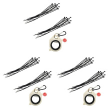 3X Ritsbindershouder voor Elektrische Draadbinders Draagbare Hardware-Gereedschapsopslag Glow in The Dark Ritssluiting-Organizer
