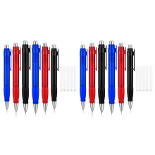12 Pcs Pens Jumbo Pen Bulk with Refills Extra Large Ballpoint Pens Black Ink Fat Pens Pen Oversize Retractable