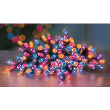100 LED 10m Premier Battery 8 Function Outdoor Smart Timer Lights Rainbow