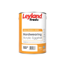 Leyland Trade - Acrylic Eggshell - 5L Brilliant White