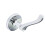 Securit - Chrome Round Latch Handles (Pair) - 60mm 2
