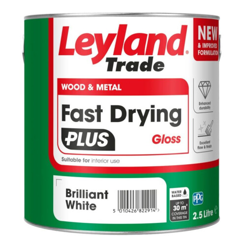 Leyland Trade - Fast Drying Plus Gloss - 2.5L BW