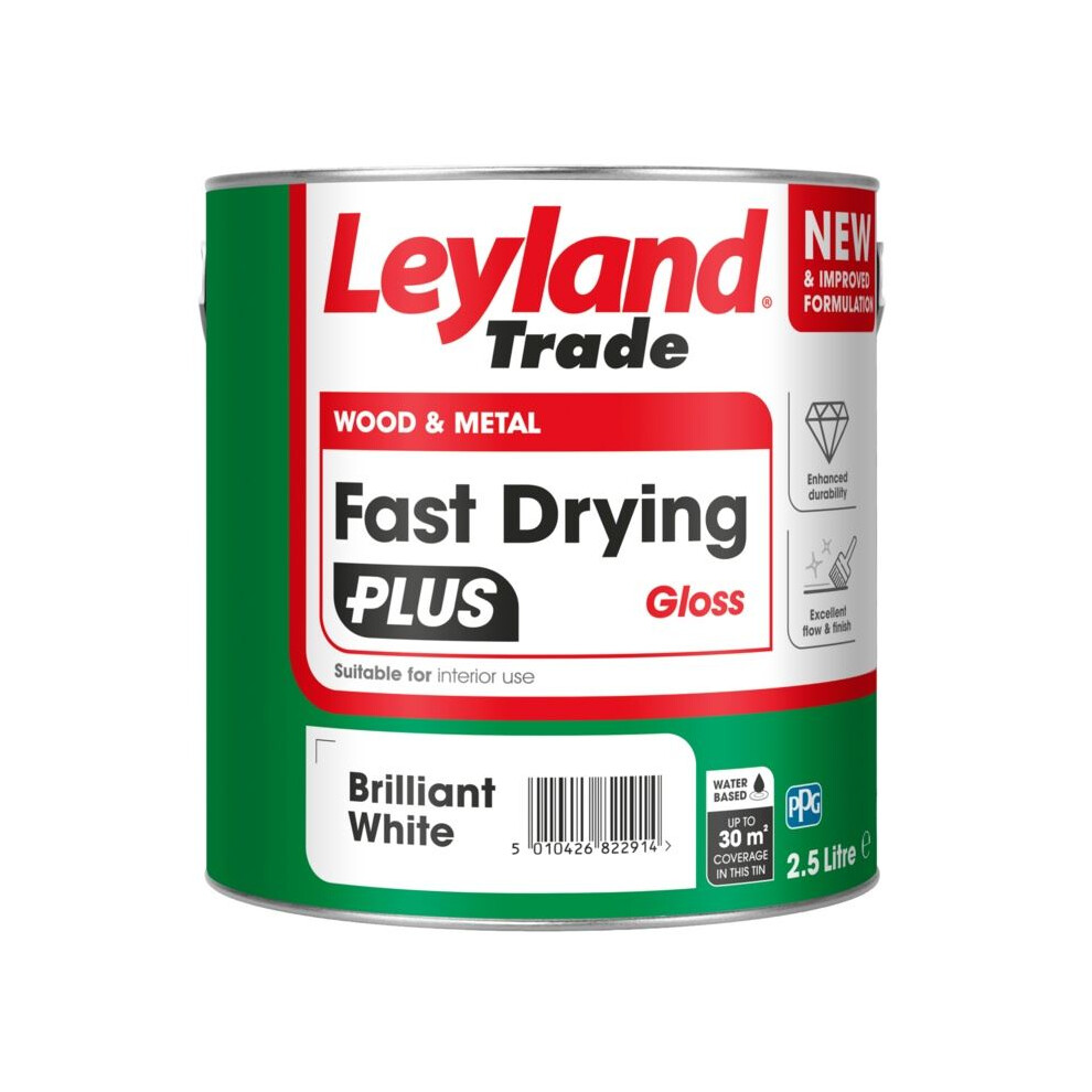 Leyland Trade - Fast Drying Plus Gloss - 2.5L Bw