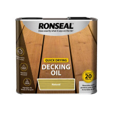Ronseal - Quick Drying Decking Oil 2.5L - Natural