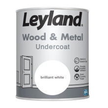 Leyland - Wood & Metal Undercoat 750ml - Brilliant White