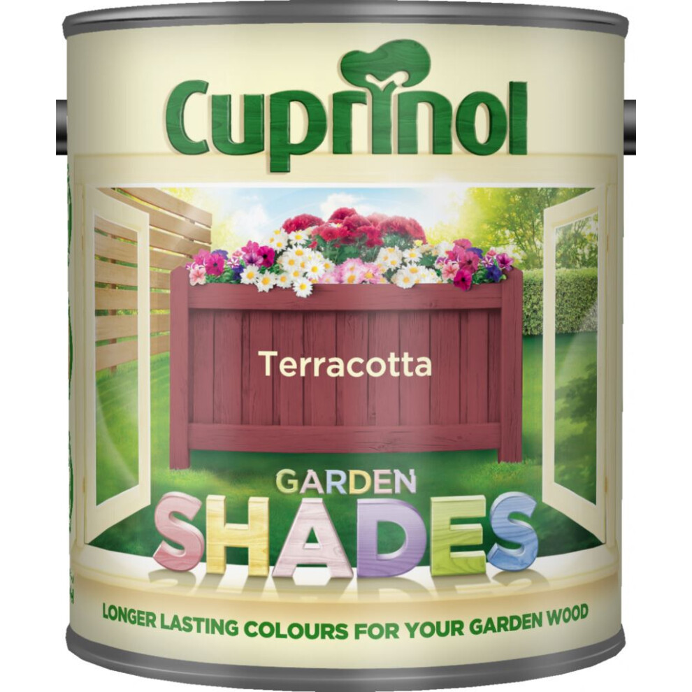 Cuprinol 5092559 Garden Shades Terracotta 1 Litre