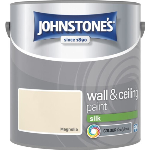 Johnstone's (Magnolia, 2.5l) Johnstones Silk Emulsion Paint