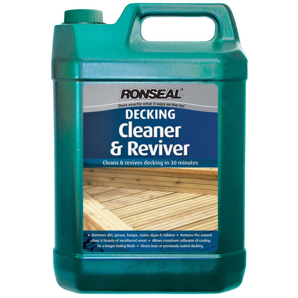 Ronseal 35903 Decking Cleaner & Reviver 5 Litre