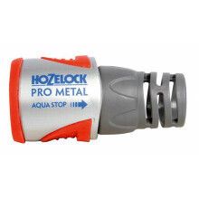 Hozelock 2035 Pro Metal Aqua Stop Hose Connector 12.5 - 15mm