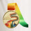 Siegermedaille, Zinklegierung, exquisite Textur, 6