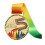 Siegermedaille, Zinklegierung, exquisite Textur, 1