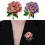 Épinglette à fleurs ornée de perles à la mode pour les-Violet 2