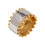 Statement Rings with Gold Bead Detailing Comfortable-Ring No. 6 1