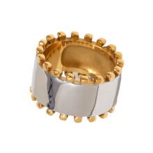 Stylish Stainless Steel Earrings Statement Rings-Ring No. 8