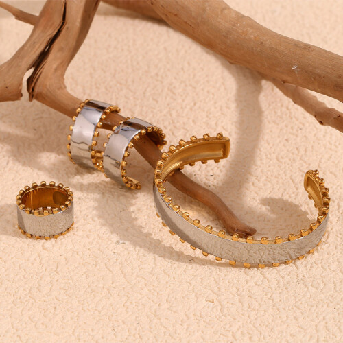 Statement Rings with Gold Bead Detailing Comfortable-Ring No. 6 2
