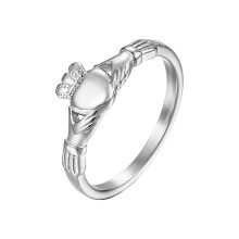 Elegant Claddagh Rings Accessory for Couples-7 Steel Color