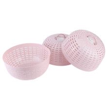 Bathroom Organizer Baskets, Stackable and Easy-to-Store Containers for Your Closet, Pantry, and Kitchen Cabinets (3Pcs)
