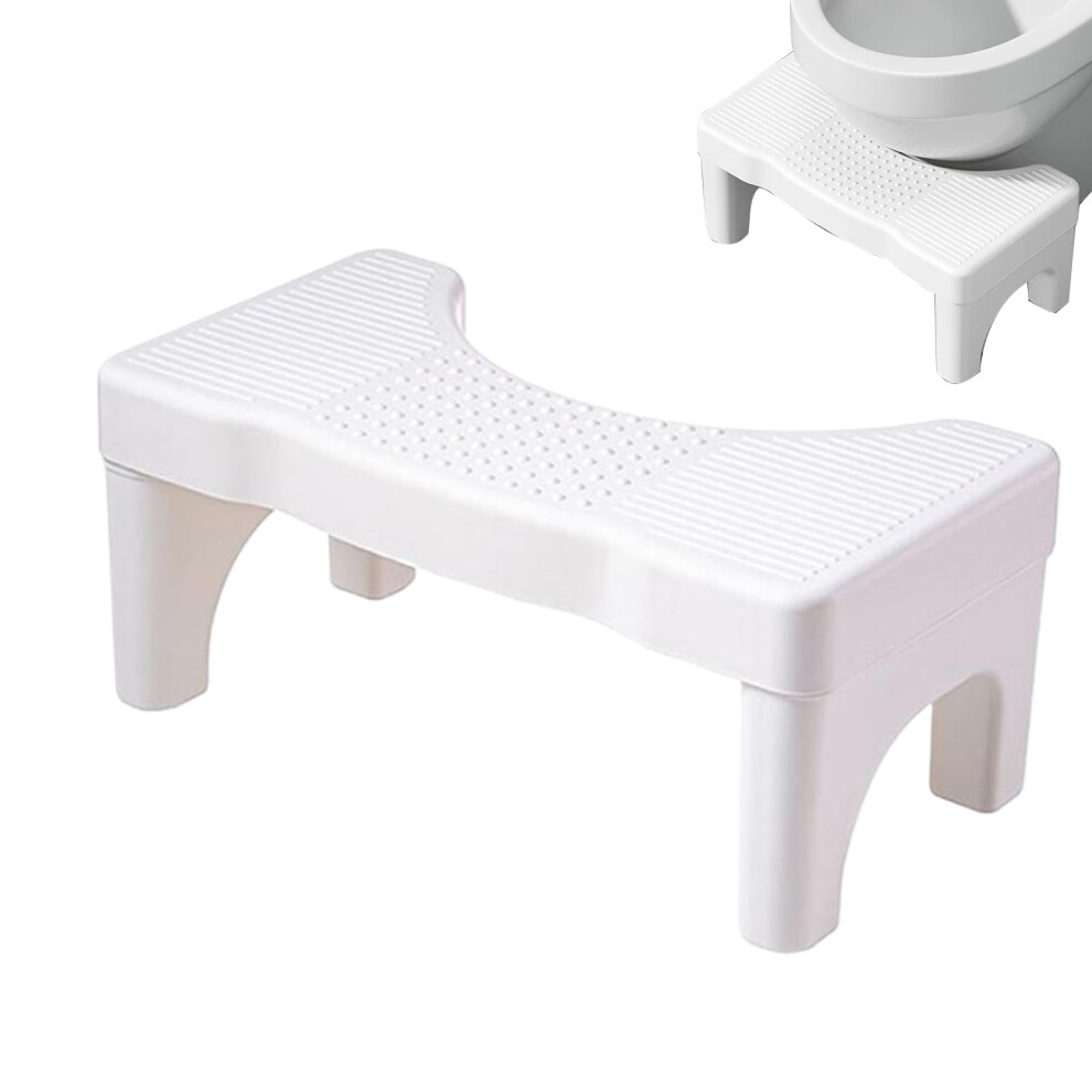 Toilet Stool NonSlip Potty Step For Squatting Posture SpaceSaving Foot Stool For Kids Elderly Adults