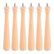 150Stk Keychain Anhänger Baseballschläger Beige Langlebig