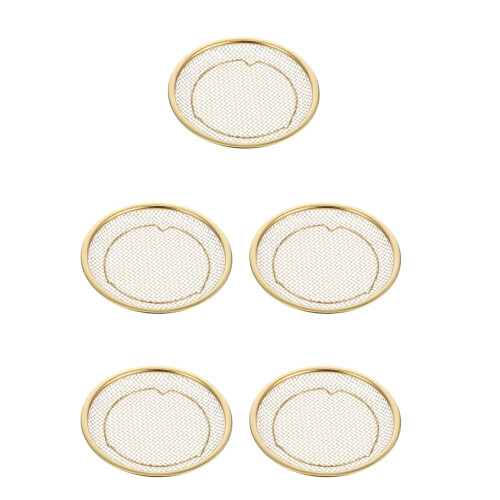 5Stk Robuster Frittierkorb Gold Mit Optimiertem Siebdesign 2