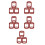 15Pcs Red Silicone Rings for Ice Cream Makers Pure 6