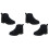 2Paren Warm Zwarte Booties Stevige 2