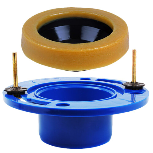 3Sets Wc-Dichtungsring Set Mit Flansch, , Für Bad Und 1