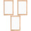 3Sets Papier Frame Beige Voor DIY Met Duurzaam Papierpulp 5