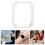 4Pcs White Tpu Watch Bumper Case Soft Protective Shell Full Coverage 11