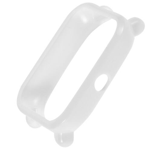 4Pcs White Tpu Watch Bumper Case Soft Protective Shell Full Coverage 2
