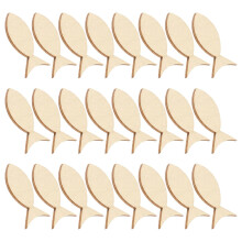 100Stk Buchsbaum Holzfische Bastelset Khaki Für Küsten Projekte