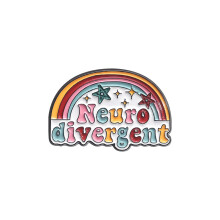 Broche élégante avec insigne de poivre arc-en-ciel, idéale-3040