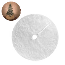 Jupe de sapin de Noël magnifique et élégante, parfaite pour les décorations de Noël, facile à installer autour d'un sapin de 90 cm de